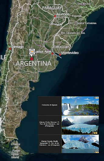 Lugares de interés en Argentina