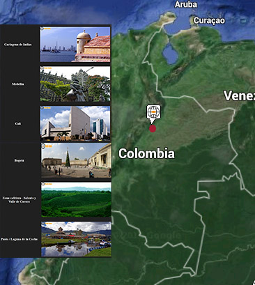 Lugares de interés en colombia