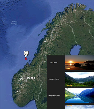 Lugares de interés en Noruega